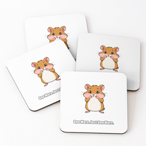 Item preview, Hamster Sticker - One More Just One More - Funny Hamster Owner Gift designed and sold by pawdrops.