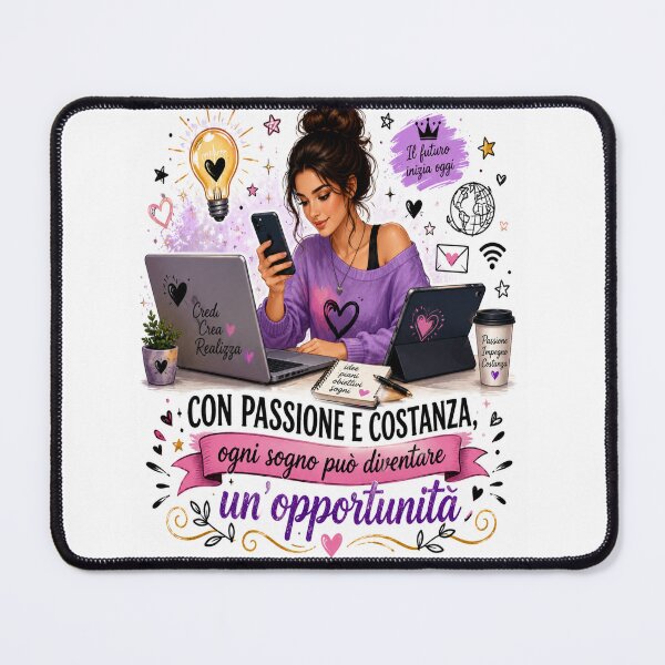 Item preview, Con Passione e Costanza Ogni Sogno Puo' Diventare Un'Opportunita' designed and sold by RipantinaFantasy .