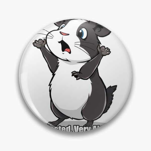 Item preview, Guinea Pig Sticker - Unexpected Very Alarming - Funny Guinea Pig Owner Gift designed and sold by pawdrops.