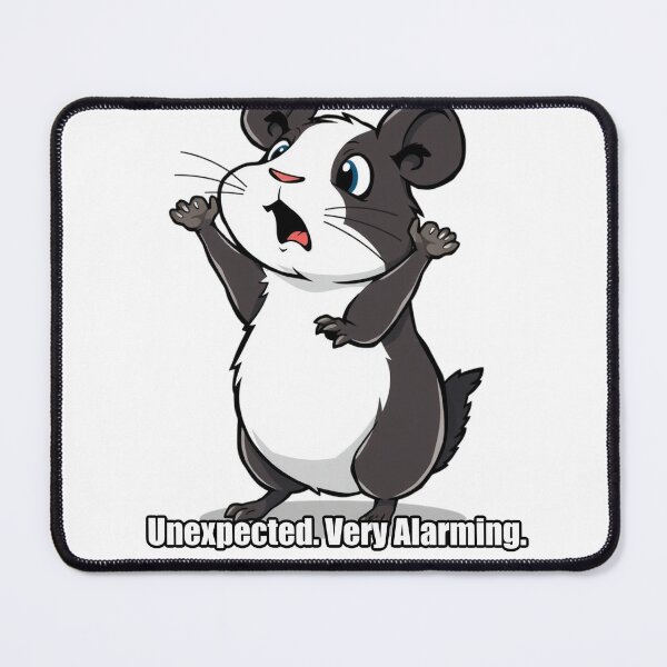 Item preview, Guinea Pig Sticker - Unexpected Very Alarming - Funny Guinea Pig Owner Gift designed and sold by pawdrops.