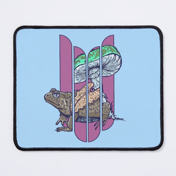 Item preview, Vintage Frog Mushroom | Psychedelic Forestcore Nature Design designed and sold by Half Mess.