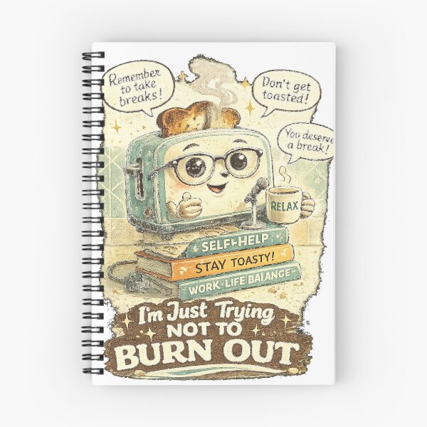 Item preview, I'm Just Trying Not To Burn Out | Funny Toaster Work Meme designed and sold by NarpLTD.