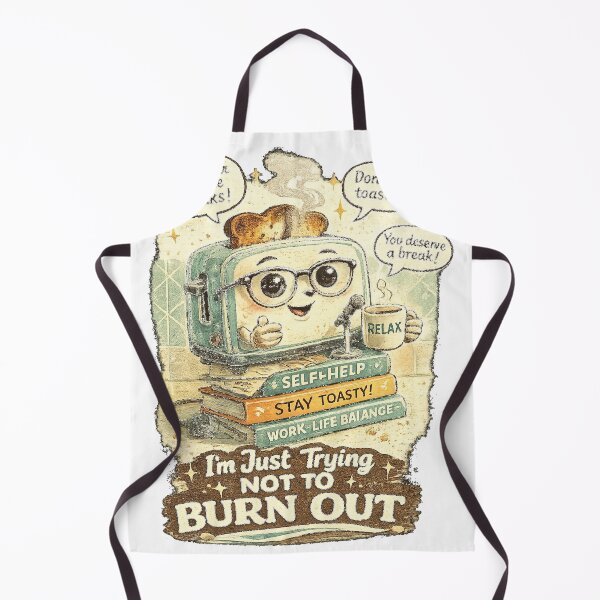 Item preview, I'm Just Trying Not To Burn Out | Funny Toaster Work Meme designed and sold by NarpLTD.