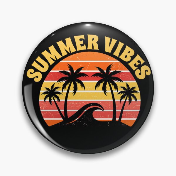Item preview, Retro Summer Vib Sunset Palm Trees Wave Vintage Aesthetic Beach Design designed and sold by MartBook.
