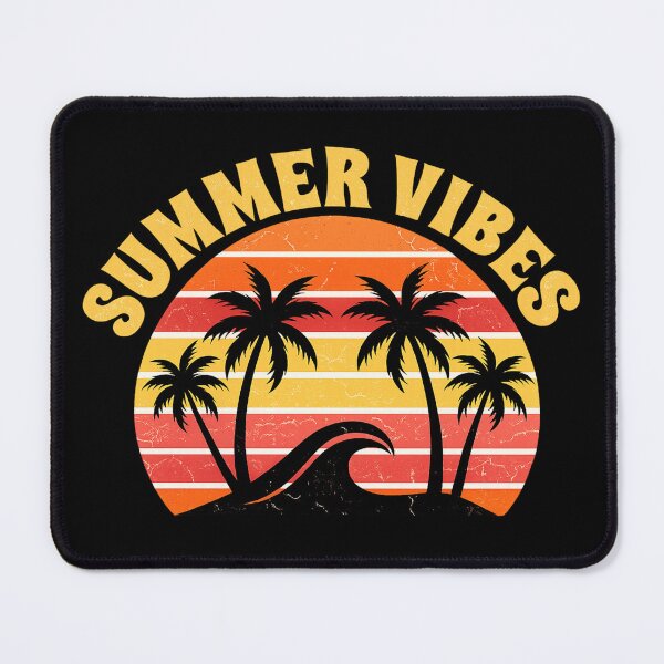 Item preview, Retro Summer Vib Sunset Palm Trees Wave Vintage Aesthetic Beach Design designed and sold by MartBook.