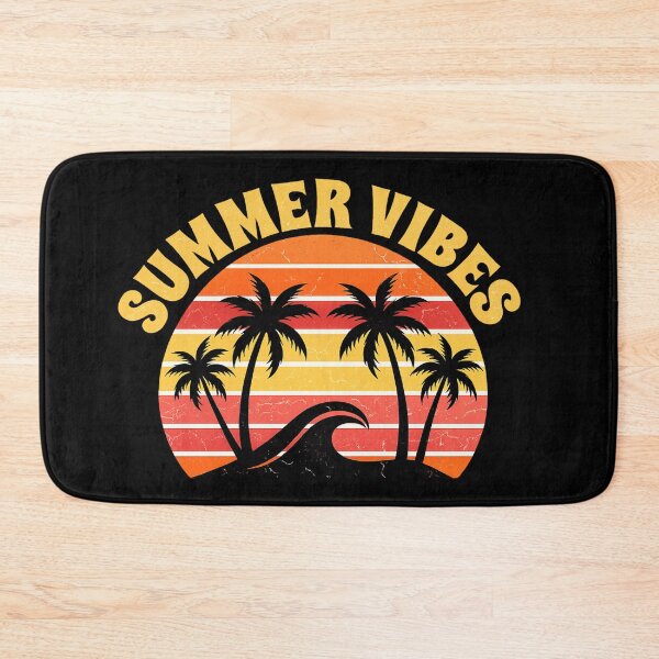 Item preview, Retro Summer Vib Sunset Palm Trees Wave Vintage Aesthetic Beach Design designed and sold by MartBook.