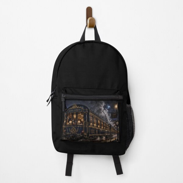 Item preview, Orient Express Night Station Steam Train Art designed and sold by ManJiangHong.