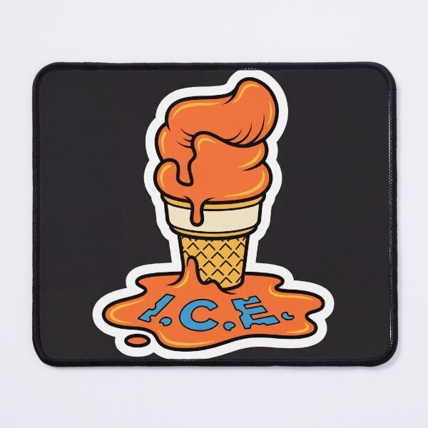 Item preview, Anti Trump Melt ICE Cream Protest Stickers designed and sold by Lucysthoughts.