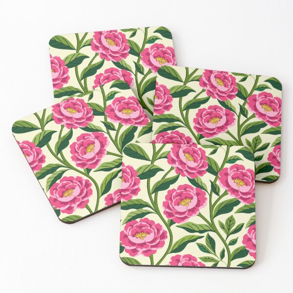 Item preview, Pink peony flowers  designed and sold by Jennifer Ladd.