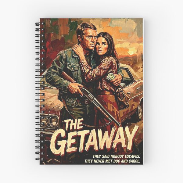 Item preview, They Said Nobody Escapes. They Never Met Doc and Carol. – The Getaway Fine Art Print designed and sold by Art's Diner.
