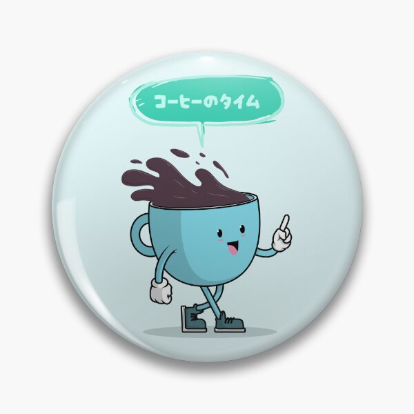 Item preview, Coffee Time Cartoon Japanese designed and sold by DJCartoonDesigns.