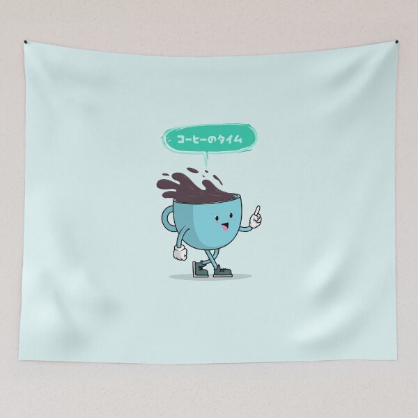Item preview, Coffee Time Cartoon Japanese designed and sold by DJCartoonDesigns.