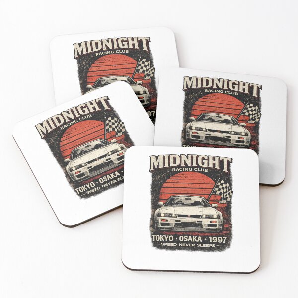 Item preview, Midnight Racing Club – Vintage JDM Street Racing Graphic Tee designed and sold by rafliynr.