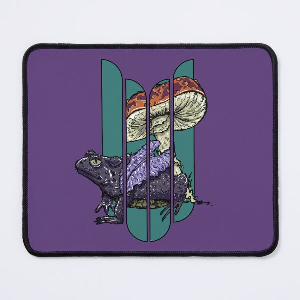 Item preview, Vintage Frog Mushroom | Psychedelic Forestcore Nature Design designed and sold by Half Mess.
