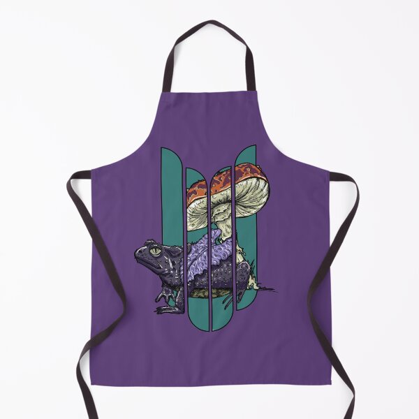 Item preview, Vintage Frog Mushroom | Psychedelic Forestcore Nature Design designed and sold by Half Mess.