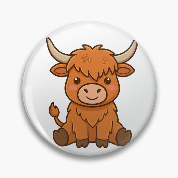 Item preview, Highland cow designed and sold by Oholladesigns.