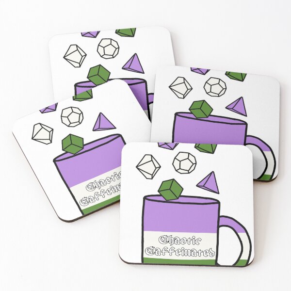 Item preview, Chaotic Caffeinated Genderqueer Pride designed and sold by BrookeGibson.
