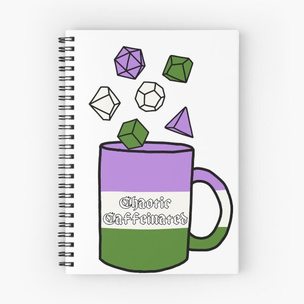 Item preview, Chaotic Caffeinated Genderqueer Pride designed and sold by BrookeGibson.