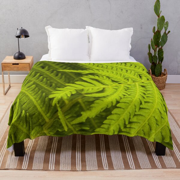 Item preview, Detailed Vivid Green Fern Frond Botanical Macro Pattern designed and sold by Apex_Visuals.