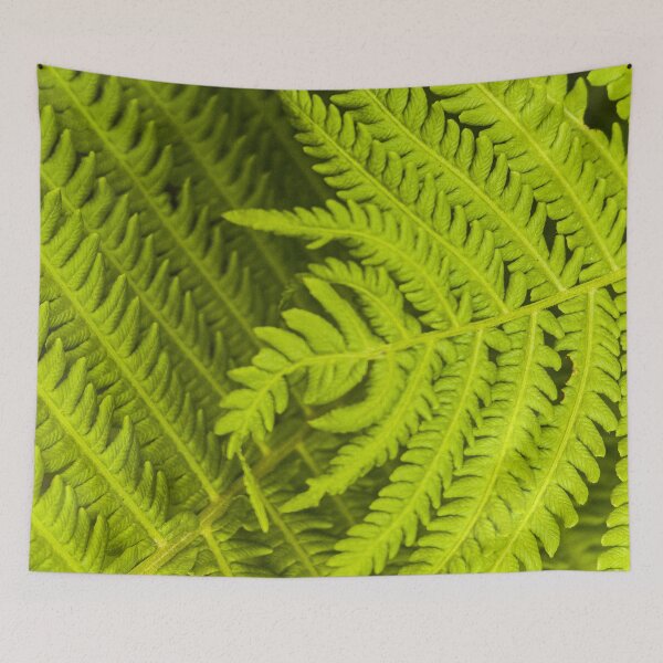 Item preview, Detailed Vivid Green Fern Frond Botanical Macro Pattern designed and sold by Apex_Visuals.