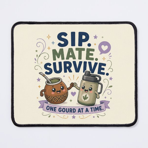 Item preview, Sip Mate Survive One Gourd At A Time Funny Quote designed and sold by BlackSector77.