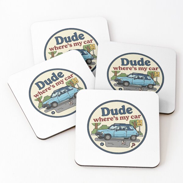 Item preview, Dude Where's My Car designed and sold by Pixel And Palette Designs.