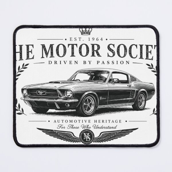 Item preview, Vintage Muscle Car Classic Automobile Club Shirt | The Motor Society Retro Racing Heritage Design designed and sold by Ivory Code.