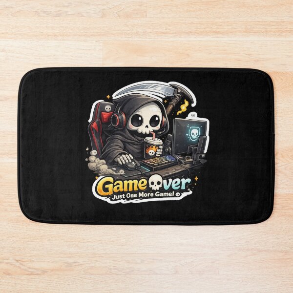 Item preview, Game Over? Just One More Game - Cute Grim Gamer designed and sold by TheZyro.