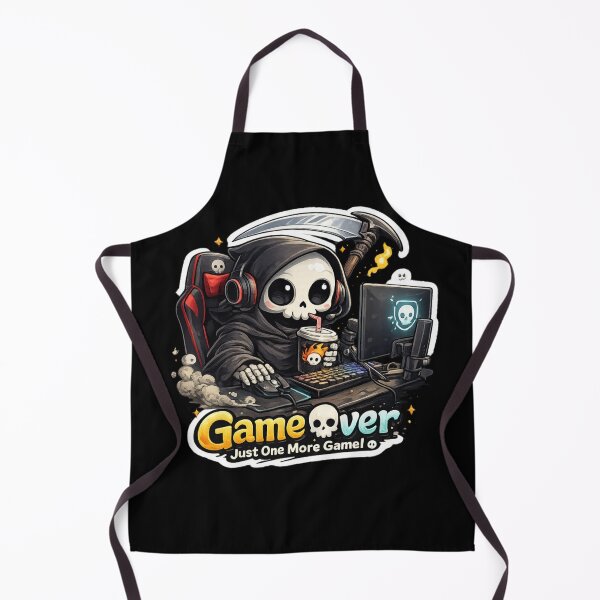 Item preview, Game Over? Just One More Game - Cute Grim Gamer designed and sold by TheZyro.
