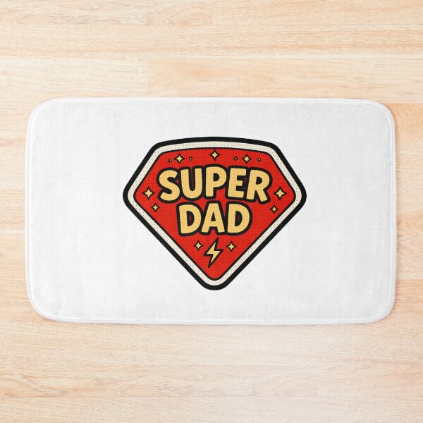 Item preview, Super Dad with Red/Yellow Stars & Lightning Bolt Design designed and sold by jeweleddesigns.