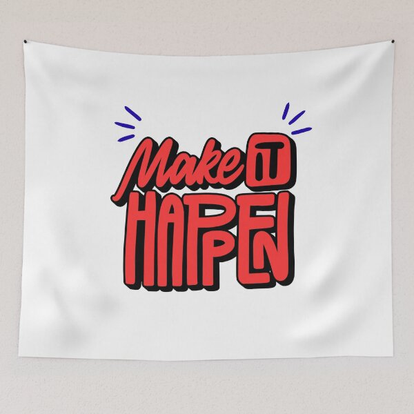 Item preview, Make It Happen Shirt | Motivational Graphic Tee | Hustle Mindset Apparel designed and sold by Henrysink.