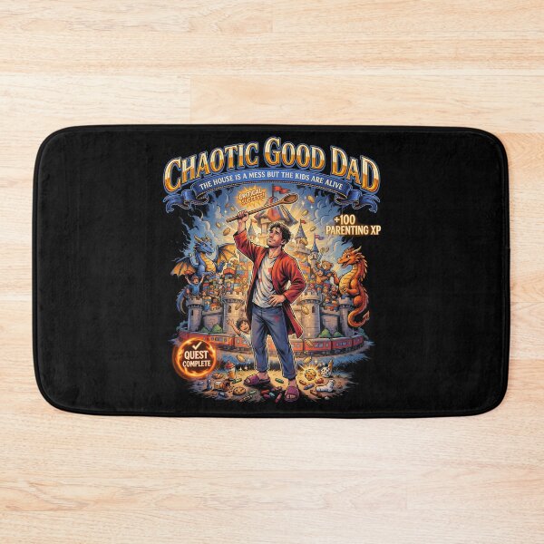 Item preview, Chaotic Good Dad The House is A Mess But The Kids are Alive Funny Fantasy Dad Humor designed and sold by Redgiant87x.