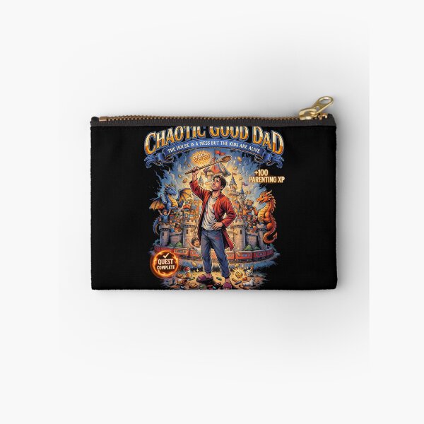 Item preview, Chaotic Good Dad The House is A Mess But The Kids are Alive Funny Fantasy Dad Humor designed and sold by Redgiant87x.