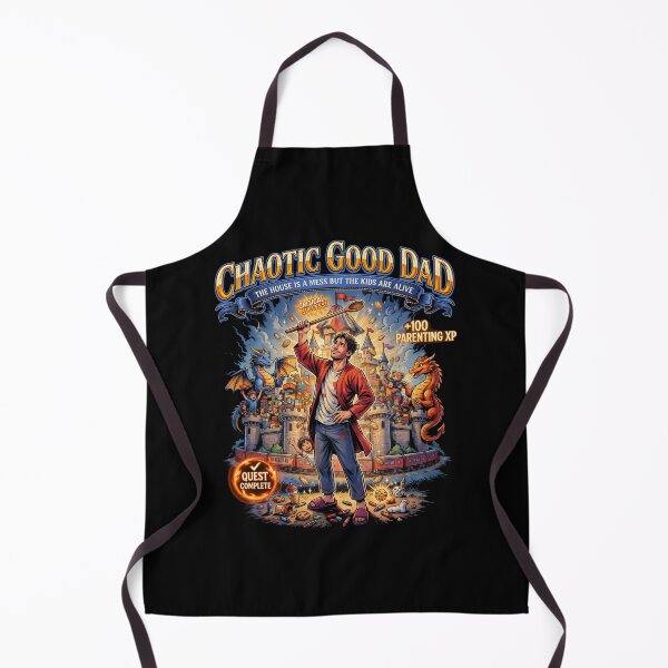 Item preview, Chaotic Good Dad The House is A Mess But The Kids are Alive Funny Fantasy Dad Humor designed and sold by Redgiant87x.