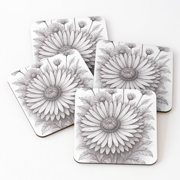 Item preview, Inked Flower designed and sold by Rekline.
