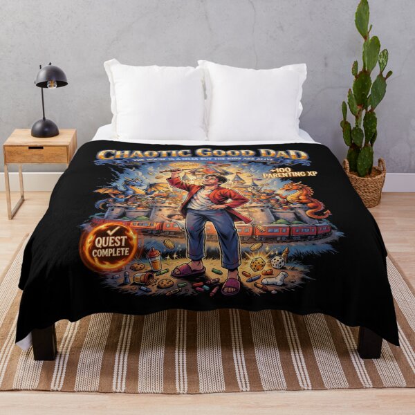 Item preview, Chaotic Good Dad The House is A Mess But The Kids are Alive Funny Fantasy Dad Humor designed and sold by Redgiant87x.