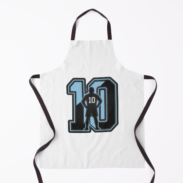 Item preview, Number 10 Leather Patch with Football Captain Silhouette designed and sold by FootballCrazy10.