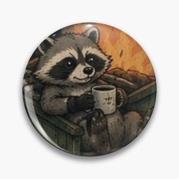 Item preview, Everything Is Fine Raccoon  designed and sold by ArtToCash.