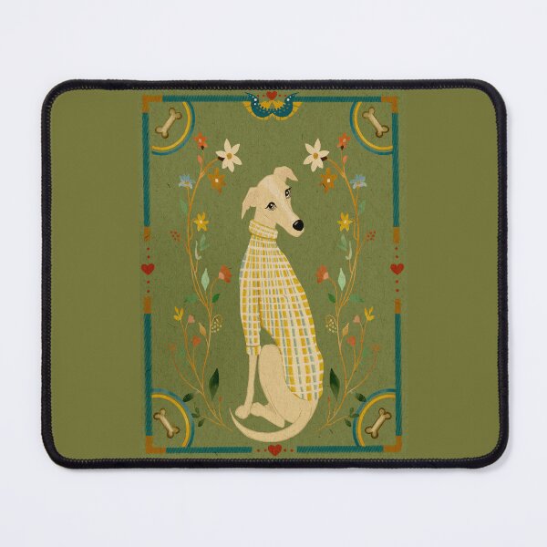 Item preview, Vintage Greyhound Portrait On a Sweater designed and sold by ellealsopaints.
