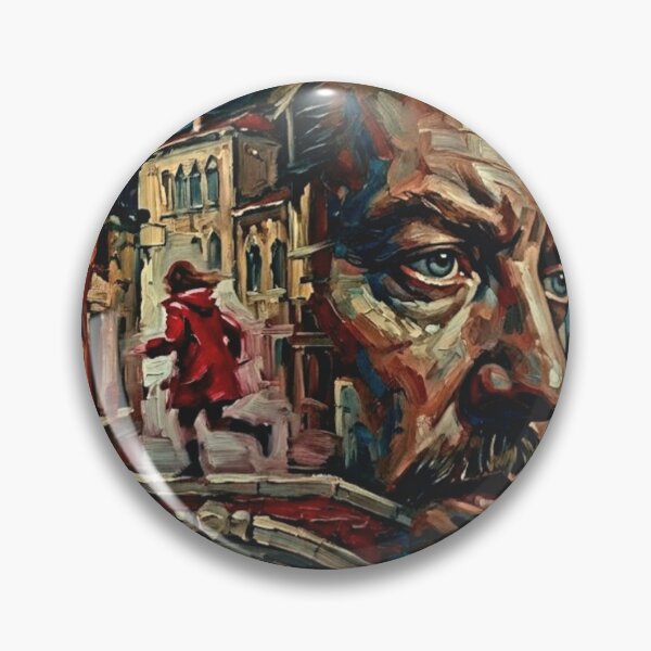 Item preview, Running to Meet a Ghost – Don't Look Now Fine Art Print designed and sold by Art's Diner.