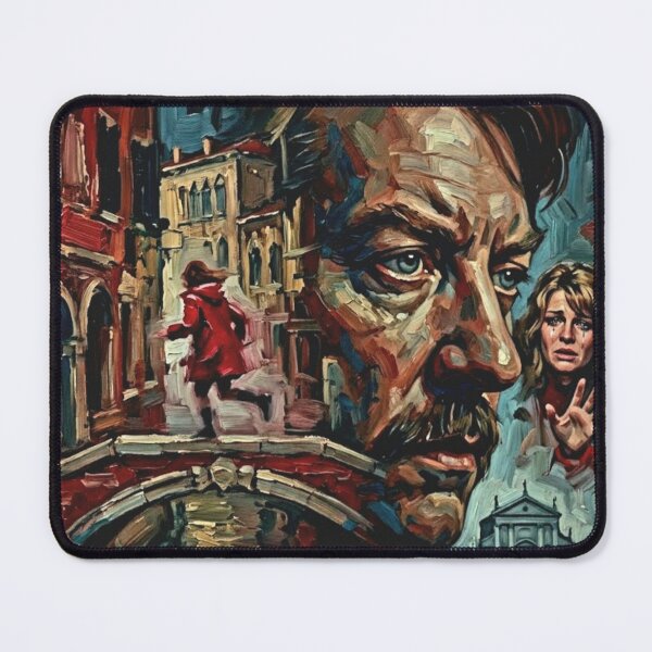 Item preview, Running to Meet a Ghost – Don't Look Now Fine Art Print designed and sold by Art's Diner.