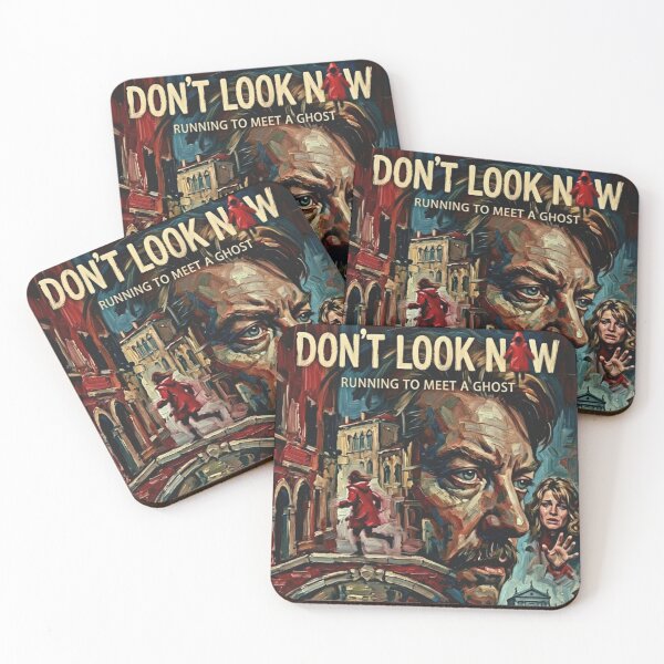 Item preview, Running to Meet a Ghost – Don't Look Now Fine Art Print designed and sold by Art's Diner.