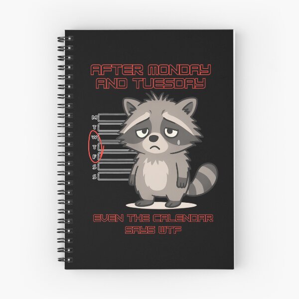 Item preview, After Monday and Tuesday Even the Calendar Says WTF designed and sold by tellia-kallisto.