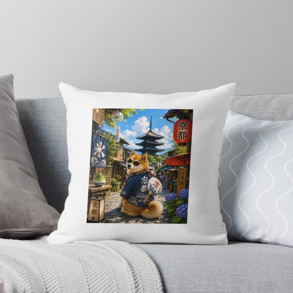 Item preview, Shiba inu in Kyoto Summer vacation designed and sold by honey-japan.