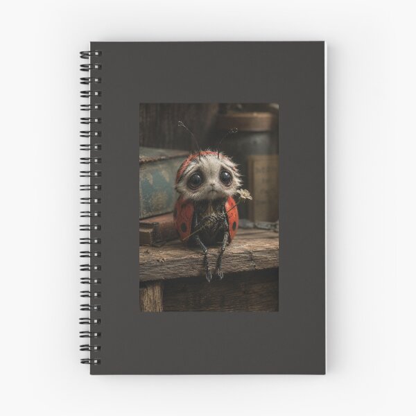 Item preview, The Little Ladybug Sprite – Whimsical Woodland Insect Art designed and sold by marianka91.