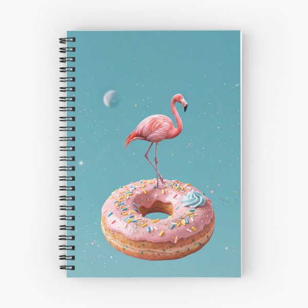 Aperçu de l'œuvre  Flamingo Donut Orbit II créée et vendue par ASTRAL ART LAB.