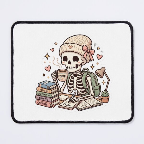 Item preview, Cute Med Student Survival Mode Sticker designed and sold by SweetieMedArt.