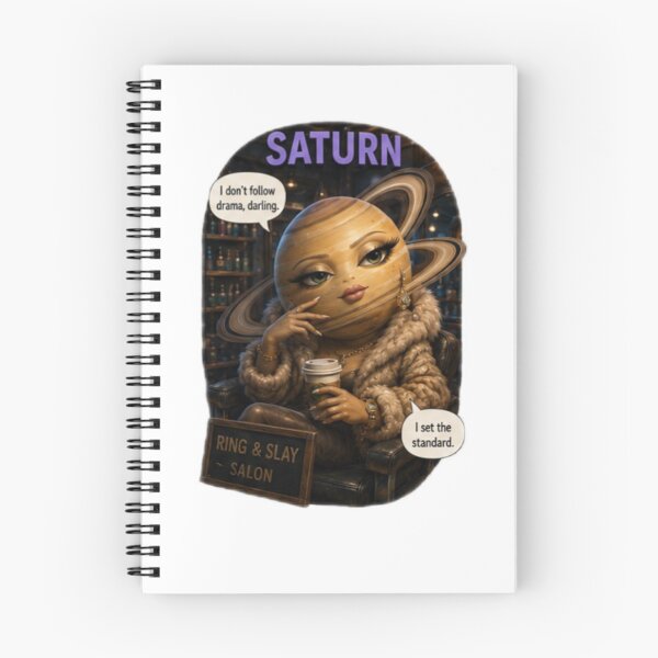 Item preview, SATURN- I DONT FOLLOW DRAMA DARLING designed and sold by PLANET GOSSIP.