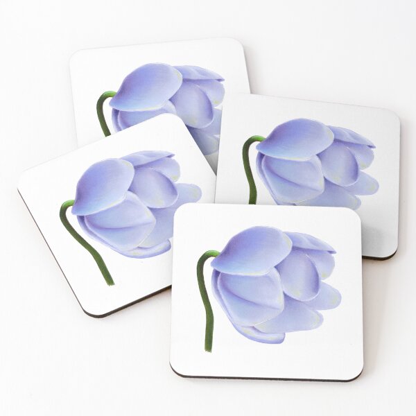 Item preview, Lavender Anemone — Botanical Illustration designed and sold by S. Amado.