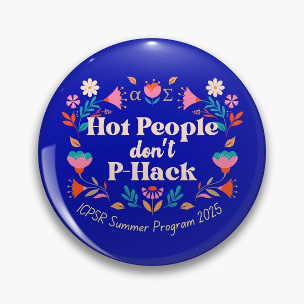 Artikelvorschau, Attraktive Menschen hacken nicht: ICPSR-Sommerprogramm 2025 (für dunkle Hintergründe) entworfen und verkauft von ICPSR.